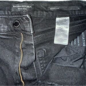 Banana Republic Women's Dark Gray Flare Jeans